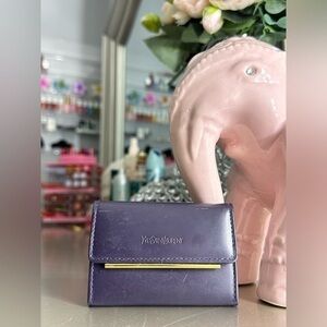 Yves Saint Laurent Purple Cardholder